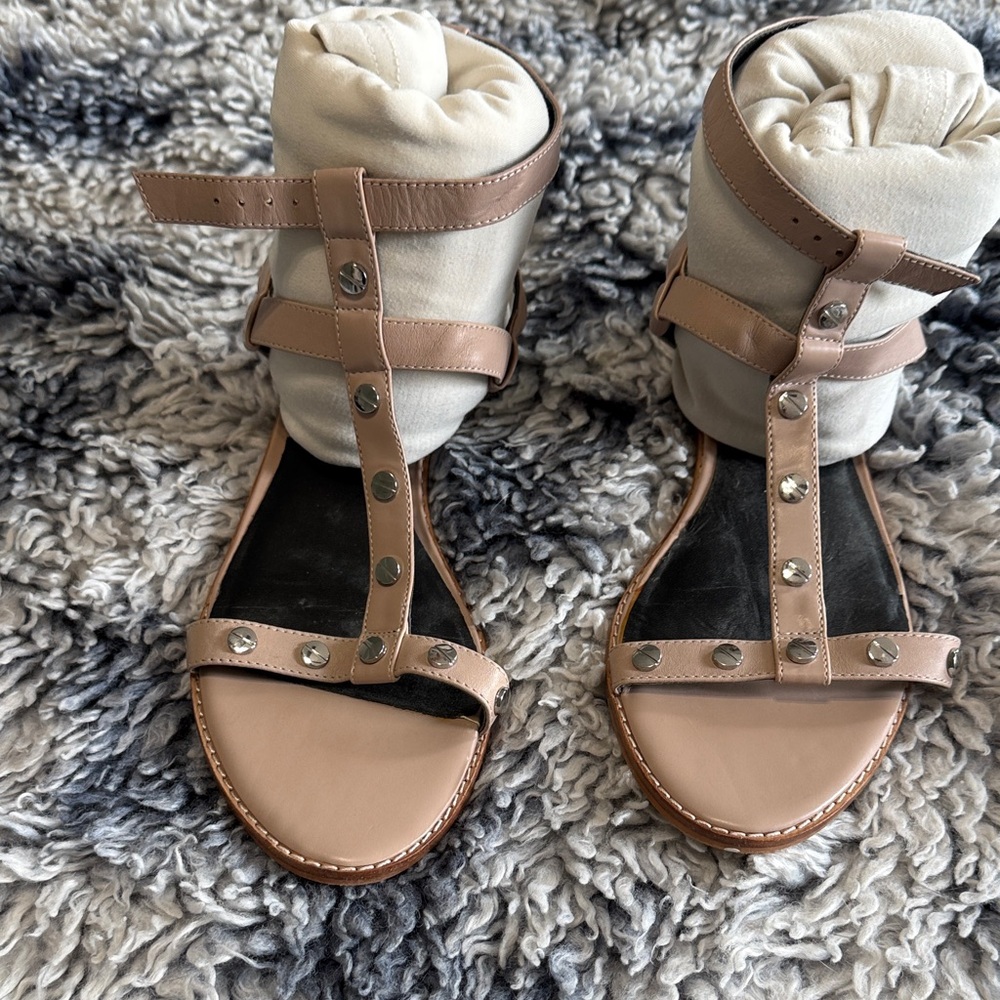 ⭐️3/$25⭐️ Rebecca minkoff studded gladiator flat Sandals for Women - Picture 2 of 6